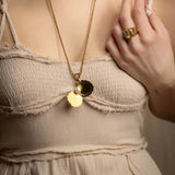 Venus Shell Golden Locket Necklace