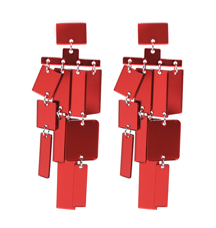 Vera earrings red