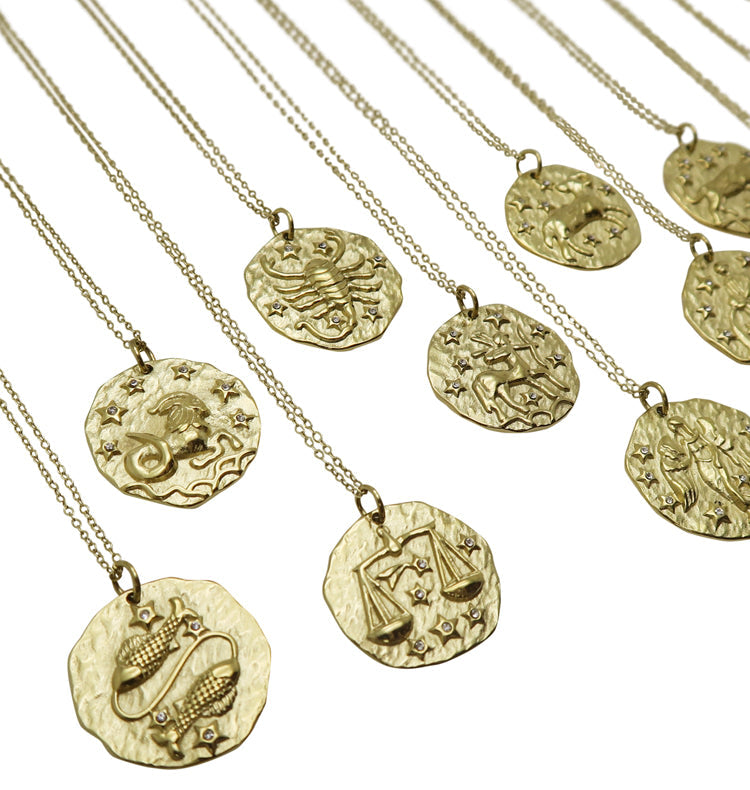 Zodiac stjärntecken necklace