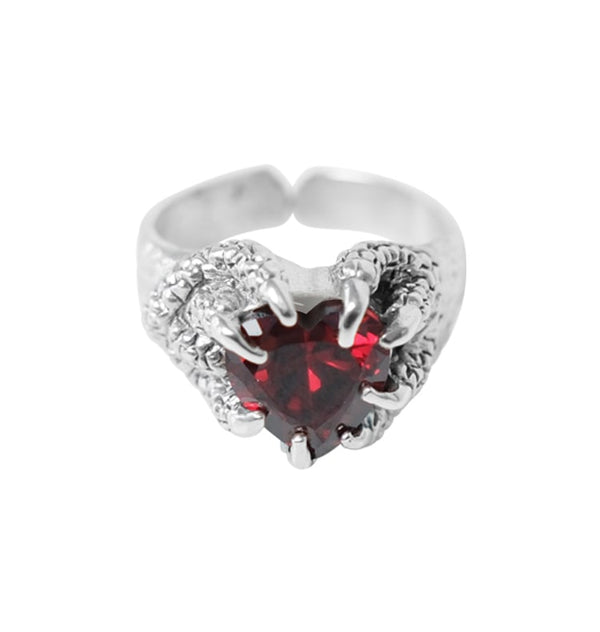 Agnes ring silver red