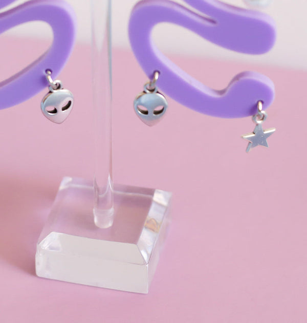 Milky way wiggle earrings