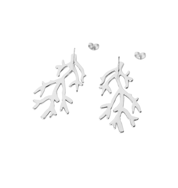 Alma earrings silver