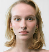 Alma earrings gold