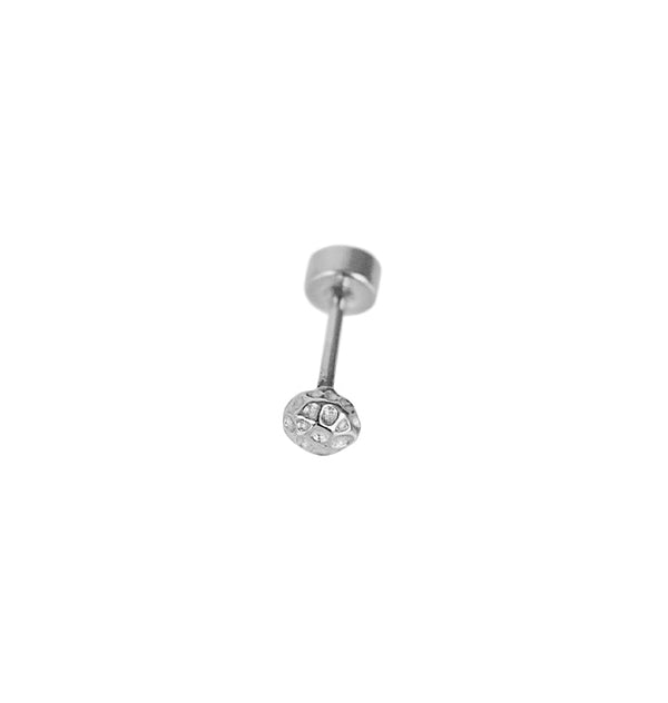 asteroid single stud silver