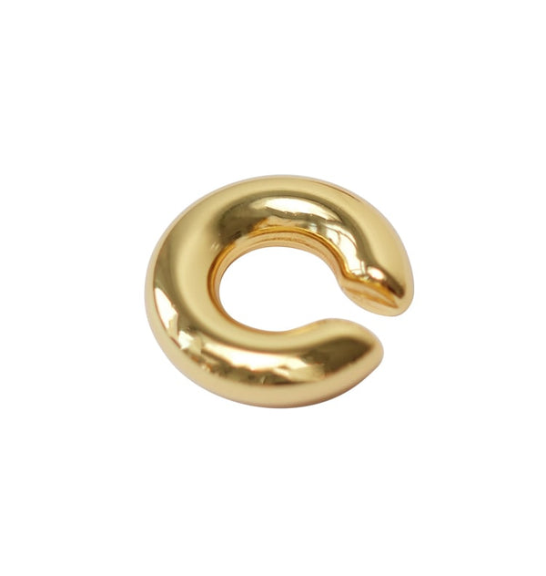 banana mid ear cuff gold