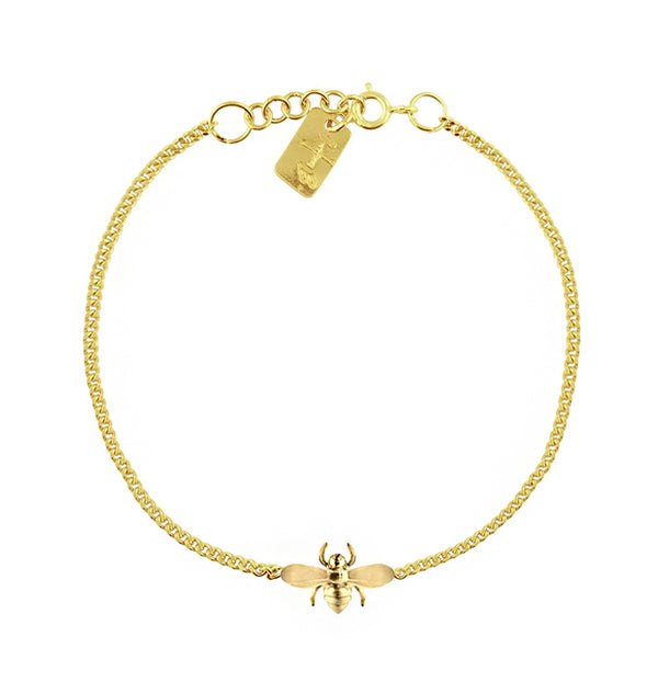 Bee bracelet gold