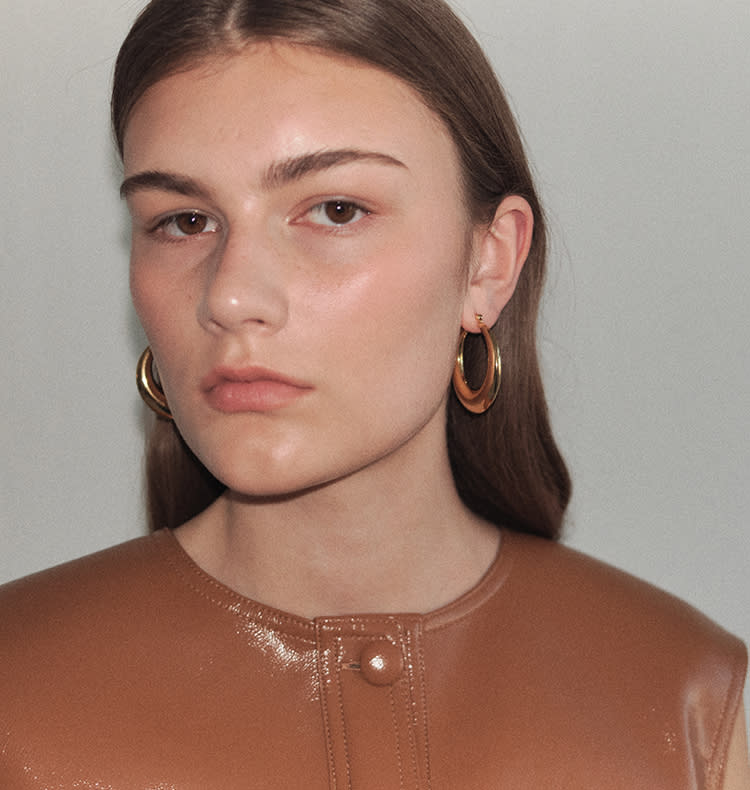 Polly big earrings gold