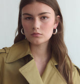 Polly big earrings silver