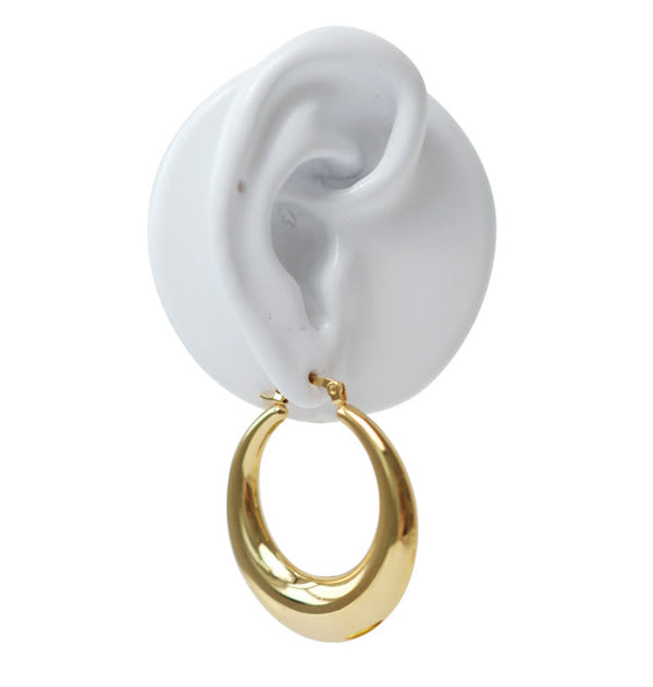 Polly big earrings gold