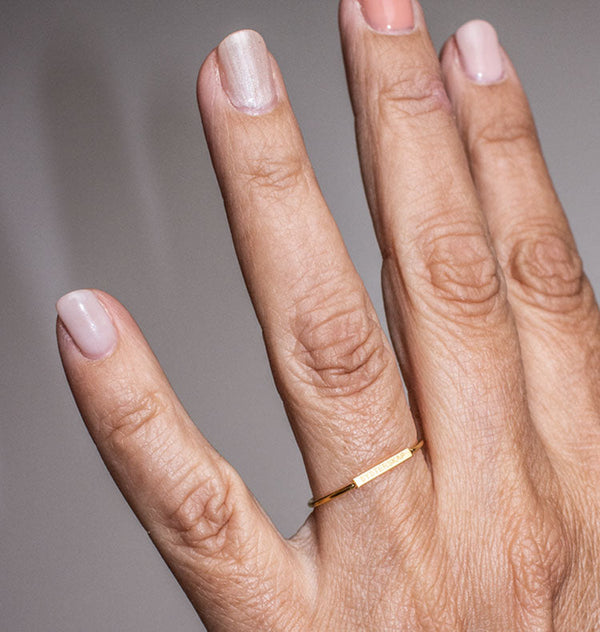 Systerskap ring gold