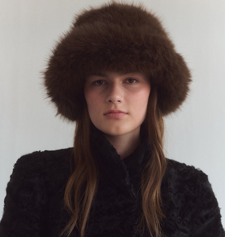 Camilla faux fur brown