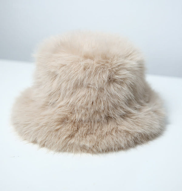 Camilla faux fur beige