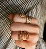 Claw ring gold