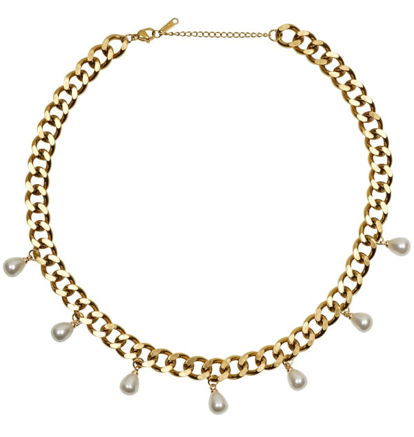 Izza Chain Necklace Gold