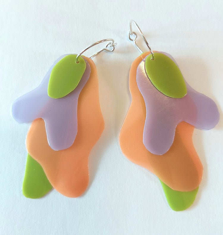 clean soda earrings sorbet