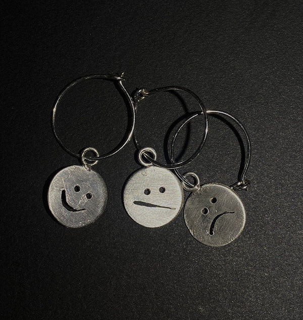 Smiley single earring