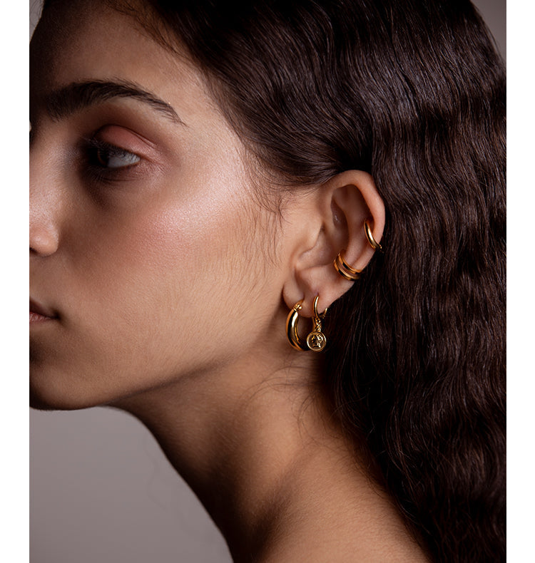 Alice small earrings gold