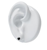 crush single stud 925 silver