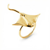 Devilfish ring gold