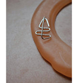 distinct earring silver 