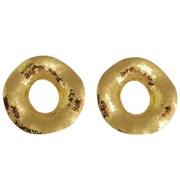 Dry earrings gold