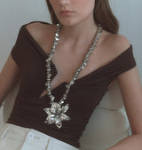 Dusa necklace silver