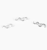 climber mini earslide single earring silver