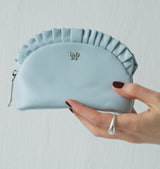 FLORA WALLET/TOILET BAG BLUE