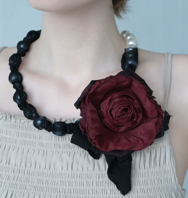 Evelina necklace red