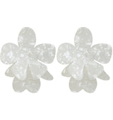 Evelina earrings white