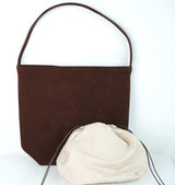 Evelyn bag brown suede