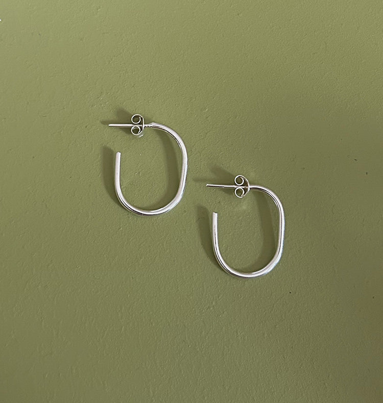 Everyday earrings silver