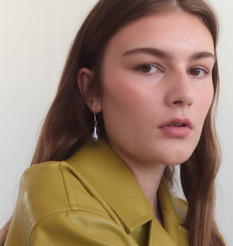Evgenia shell earrings gray