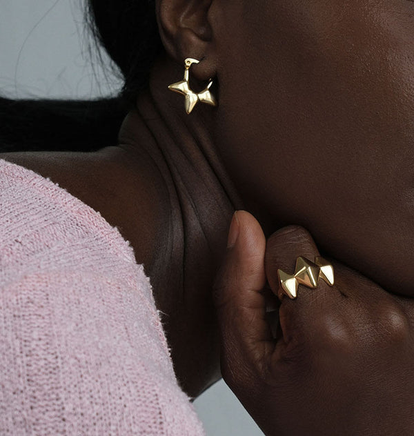 Feodora earrings gold