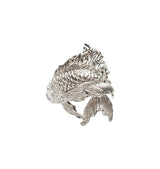 Fish ring 925 silver