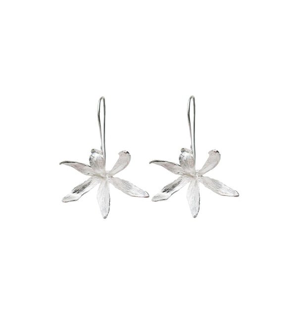 Flare earrings silver