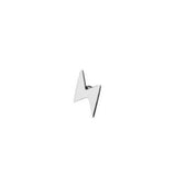 Flash mini single earring silver