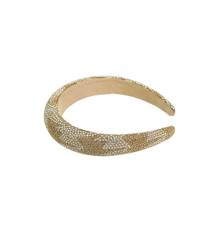 flashy hairband beige