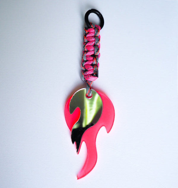 froot loop keychain pink