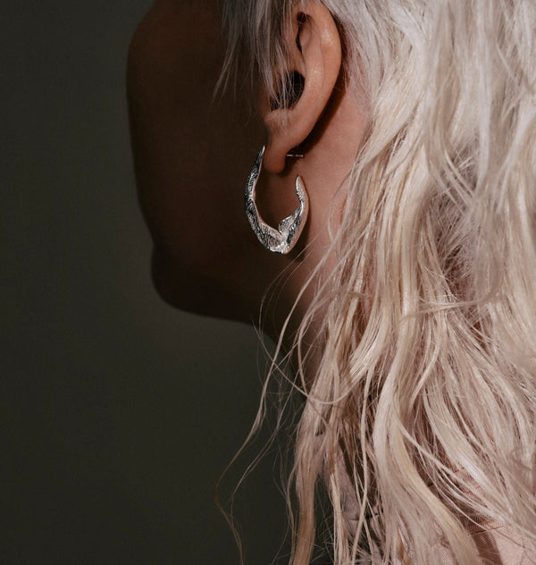 Wolfie earrings silver