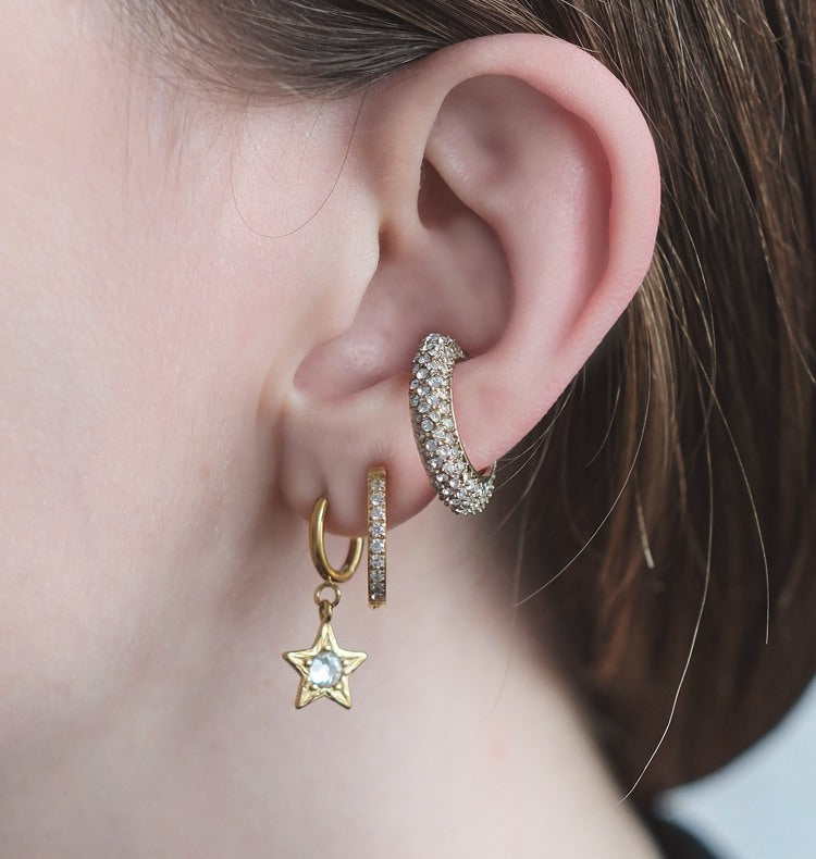 veja star single earring gold