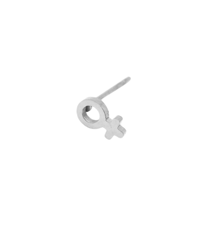 Gudrun mini single earring silver