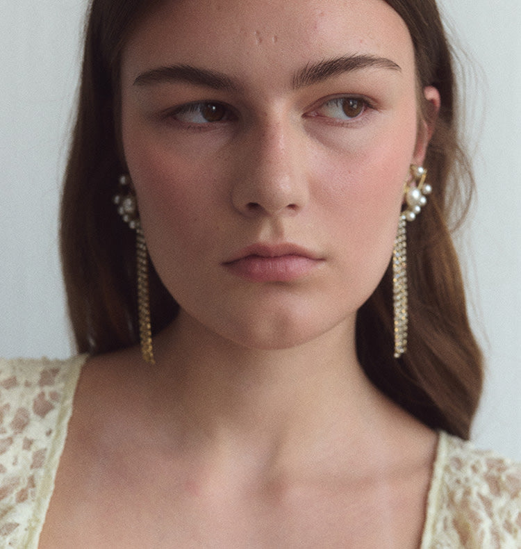Indra earrings gold