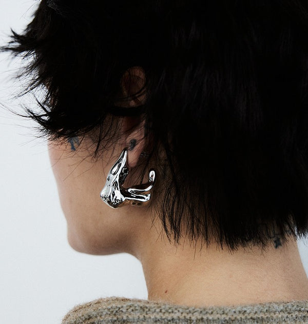 Inga earrings silver