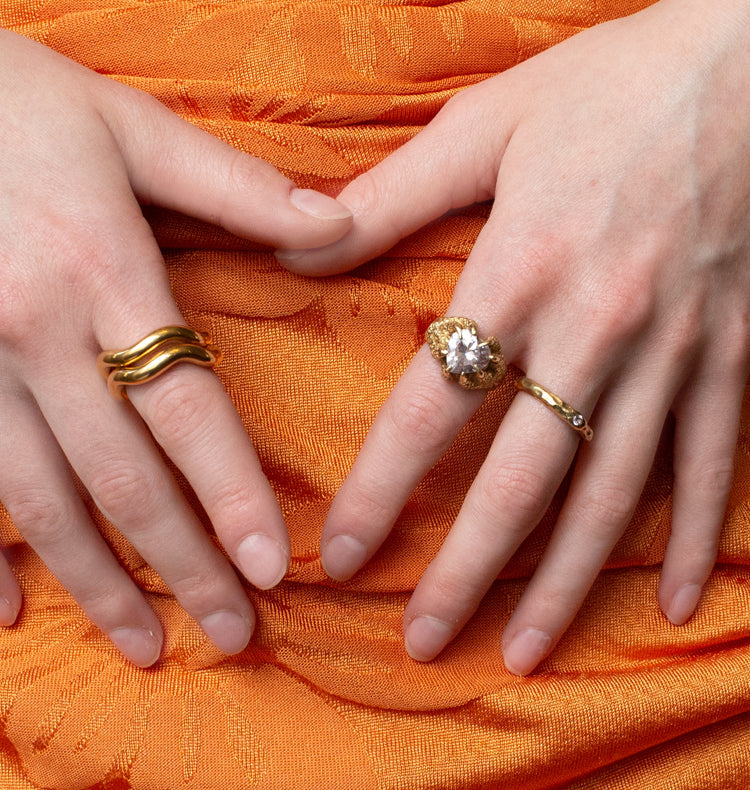 Agnes ring gold