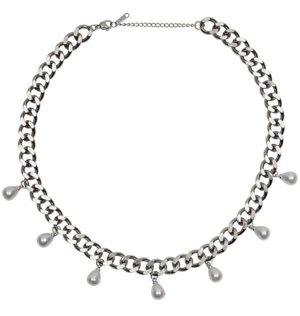 Izza Chain Necklace Silver