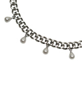 Izza Chain Necklace Silver
