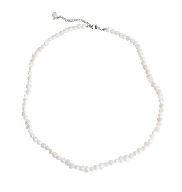 Johanna pearl necklace silver