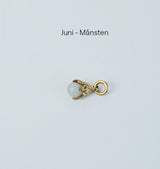 Månadsstens charm brass