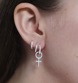 kalo single earring silver